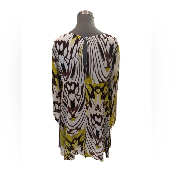 Leifsdottir Sarita Swing Dress Anthropologie Silk Butterfly Print Size 10 - Picture 7 of 14